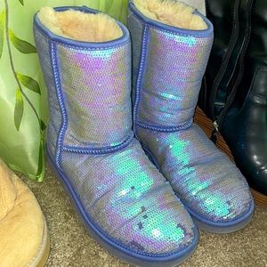 Purple sequin UGGS